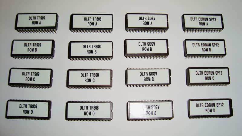 Custom Akai XR-10 Eprom Drumkit Set For The Emu Drumulator image 1