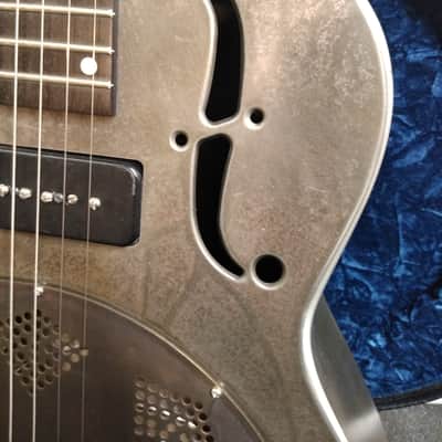 National Reso-Phonic NRP Rustic 14 Fret with P90 Lollar Pickup 2023 Rustic image 3
