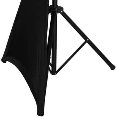 Gator - GPA-STAND-1-B - Stretchy Speaker Stand Cover - Black image 2
