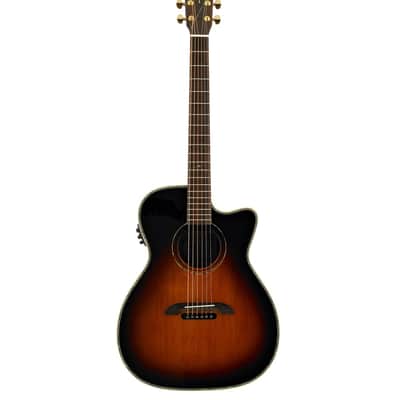 Alvarez Yairi WY1TS-  Joe Bonamassa Model Folk/OM Acoustic Guitar in Tobacco Sunburst Gloss Hardshell Case Included image 2