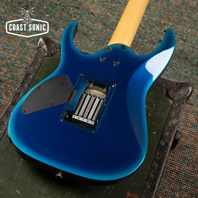 1995 Ibanez RGR470 RG Series, Fujigen made in Japan MIJ, Jewel Blue burst, image 10