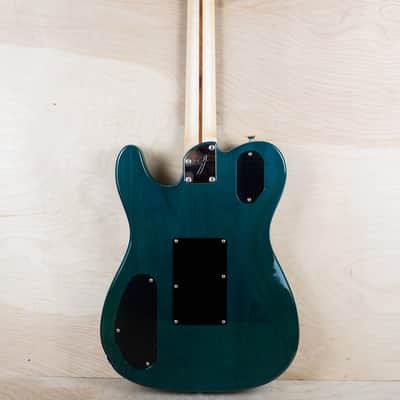 Fender Ishibashi FSR Modern Telecaster HH Floyd Rose 2021 Caribbean Blue Transparent Japan Floyd Rose Locking Tremolo MIJ w/ Gig Bag image 3