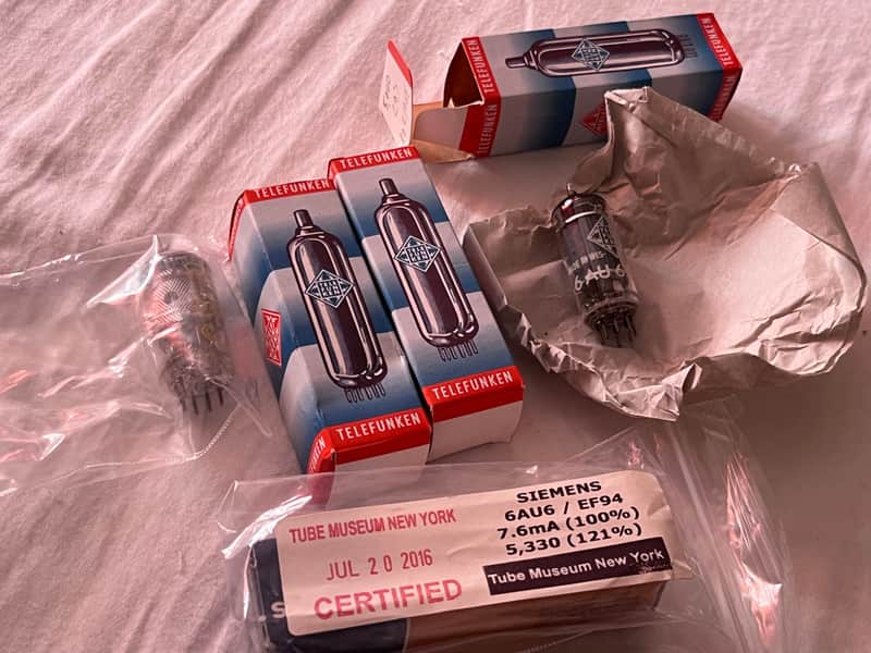 Telefunken / Siemens 6AU6a Tubes image 1