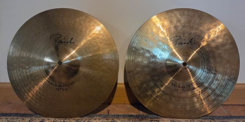 Paiste 14" Signature Medium Hi-Hat Cymbals (Pair) 1989 - Present - Traditional Bild 1