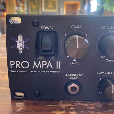 ART Pro MPA II 2-Channel Microphone Preamp 2009 - Present - Black image 5