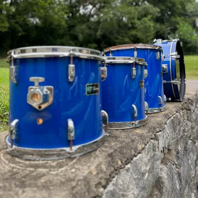 Groove Percussion 5 Piece Shell Pack Blue Drum Set image 11