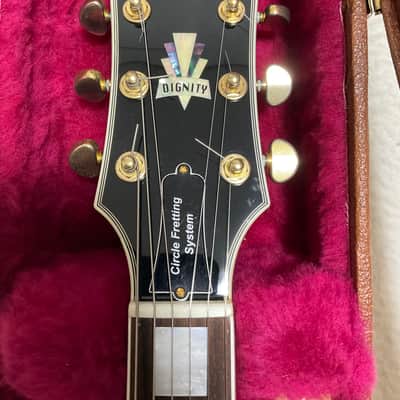 Cool Z Les Paul Custom Type heelless Deep Joint Circle Fretting System Ebony Made in Japan image 7