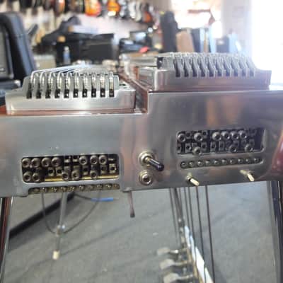 Sho Bud The Professional D10 Double 10 string Pedal Steel Guitar 1972 - Transparent Brown image 6