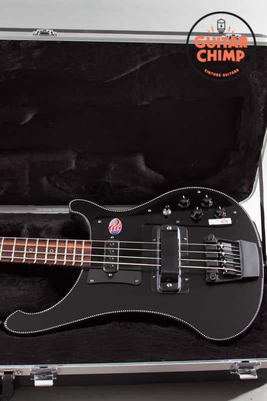2026 Rickenbacker 4003 Noir 1 of 20 Satin Black Checkerboard Binding OHSC image 1
