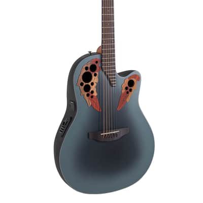 Ovation 1778T Elite Acoustic Electric Guitar - Spruce Top, Black