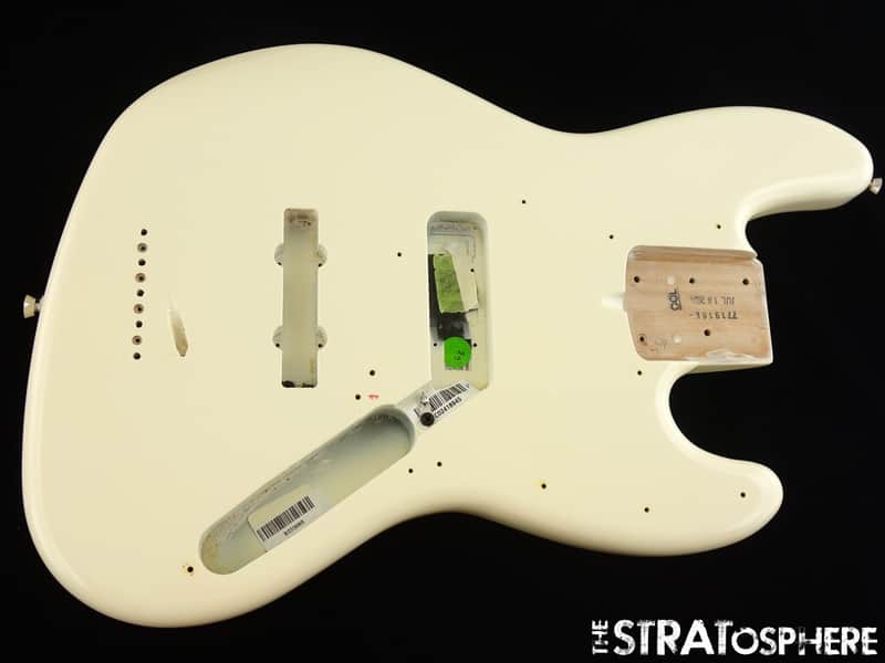 Fender American Professional II Jazz Bass V 5 String BODY J Olympic White image 1