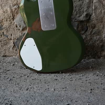 GLETTY GUITARS ALU-SG MKVI  2026 - OLIVE GREEN ANTIQUE image 7