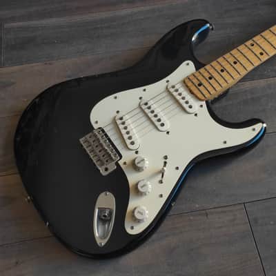 1976 Westminster Japan Stratocaster Matsumoku Electric Guitar (Black) image 1