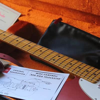 FENDER Stories Collection Mike Campbell Red Dog Telecaster, Maple Fingerboard, Red Dog Red, HARDCARE, 3, 90 KG image 20