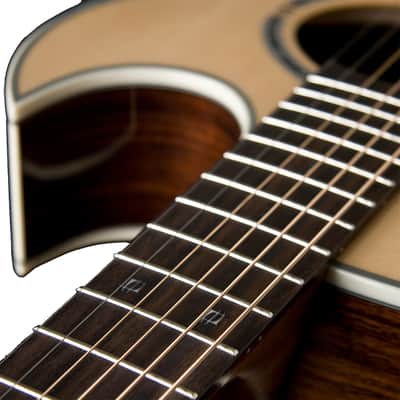 Washburn EA20SNB Nuno Bettencourt Festival Series Thin Body Acoustic Electric Guitar, Natural image 7