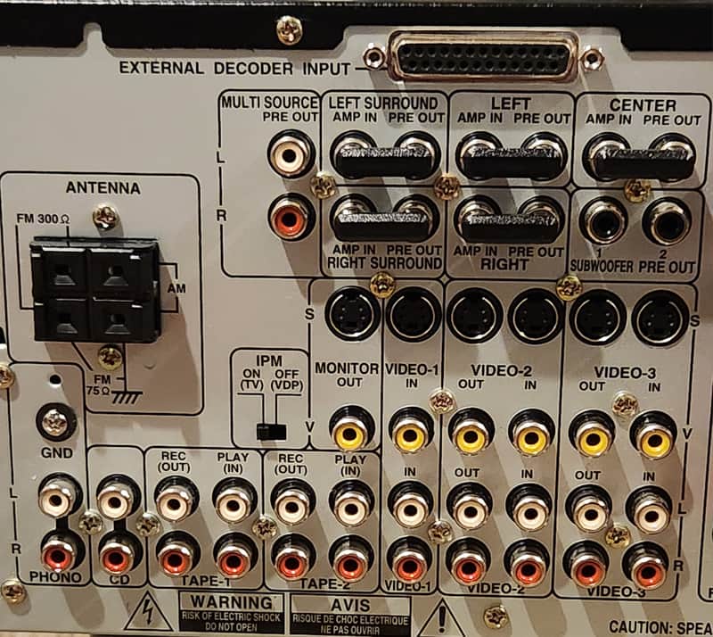 Onkyo Onkyo TX-SV828THX Audio Video Control Tuner Amplifier 90s