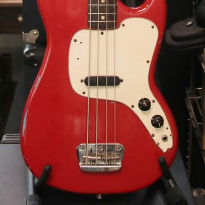 Vintage USA Fender Musicmaster Bass 1973 Dakota Red image 2
