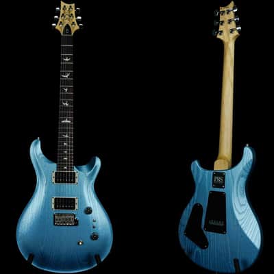 Paul Reed Smith CE 24-08 Swamp Ash Satin Limited Edition Electric Guitar - Frost Blue Metallic image 1