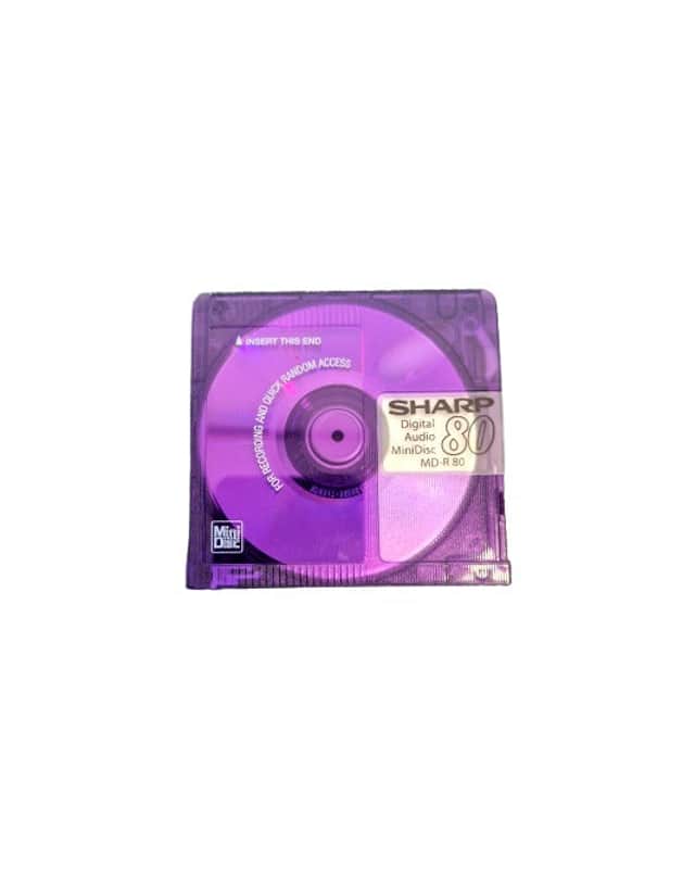 Sharp MD-R80 - Purple Single – Minidisc Recorder - Excellent image 1