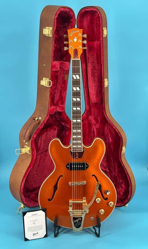 Gibson Mod Shop 2022 - Orange Sparkle image 1