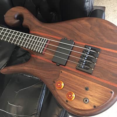 Carl Thompson Bass guitar Semi-Frills Scroll 32" Scale 2017 MINT Lefty left handed image 10