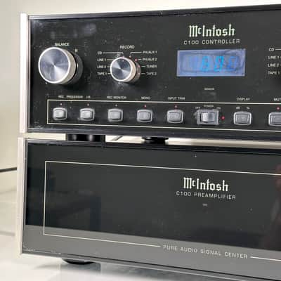 McIntosh C100 Preamplifier & C100 Controller Dual Chassis image 7