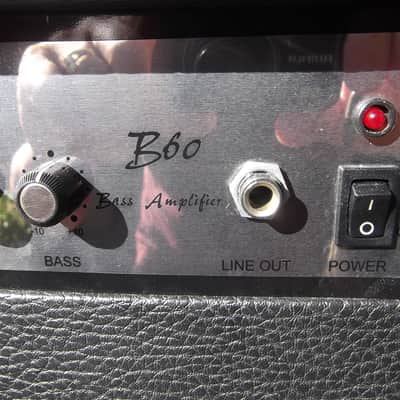 AXL B60 2 Ch 1/4" & XLR Bass Amp 1-12" & Piezo Bass/ Personal PA Combo Amp image 5