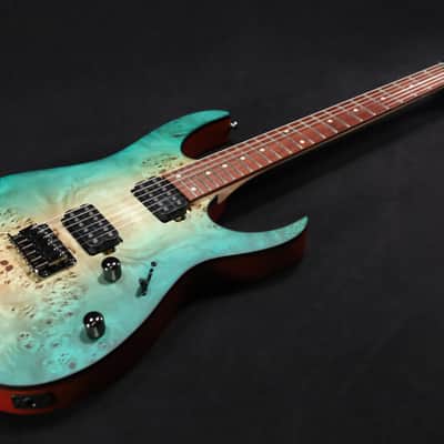 Ibanez RG421PBCHF RG Standard 6str Electric Guitar - Caribbean Shoreline Flat 0666 image 3