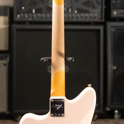 Fender Custom Shop 1963 Jazzmaster Relic Electric Guitar - Aged Shell Pink with Hardshell Case image 7