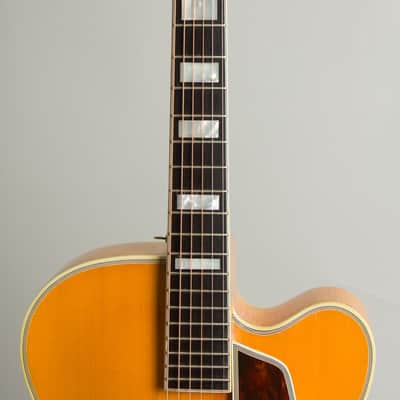 D'Angelico Excel Cutaway Arch Top Acoustic Guitar (1960), ser. #2117, original brown hard shell case. image 8