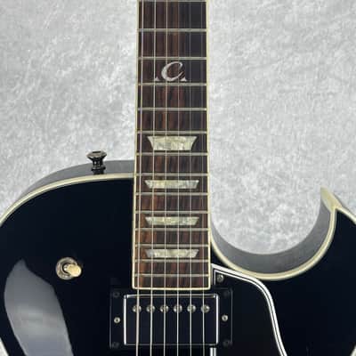 2012 USA Gibson ES-137 Custom Shop electric guitar in gloss black image 7
