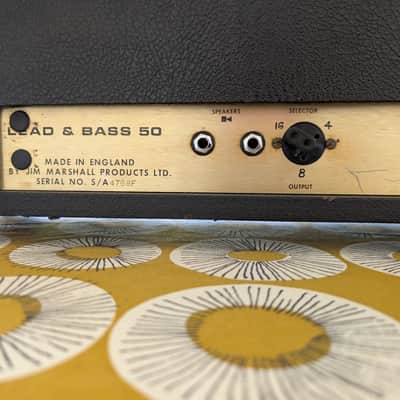 Marshall JMP 50 from 1974 Valve / Tube Guitar Amplifier Head image 12