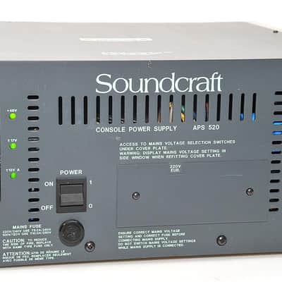 Soundcraft APS 520 Power Suply Unit for DC2000 and DC2020 Studio Desks image 2
