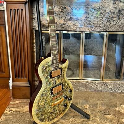 2000s IYV 'Antonio Tsai' Style | One-of-a-kind Les Paul Style w/ Abalone Inlaid Top (MINT!) image 1