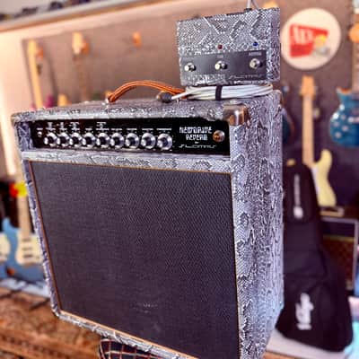 SL Amplification New Drive Reverb 50 Watts Combo 1x12” Custom Order (Tube Buffered fx loop) - Snake Skin Custom Tolex image 6