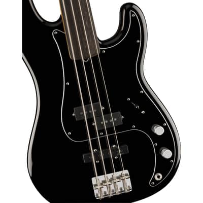 Fender Tony Franklin Fretless Precision Bass - Ebony Fingerboard, Black image 6