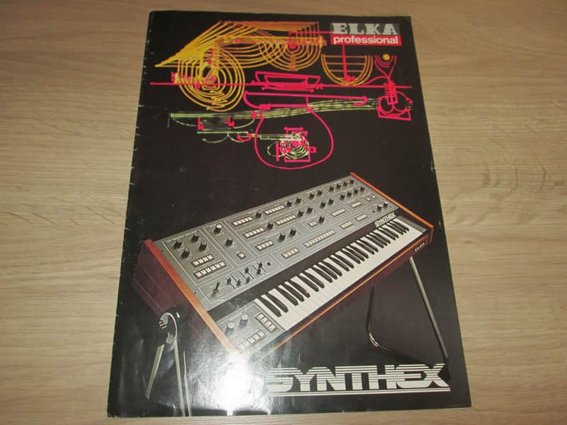 Elka Synthex - 1981 - Original Vintage Synthesizer Brochure/Catalog image 1