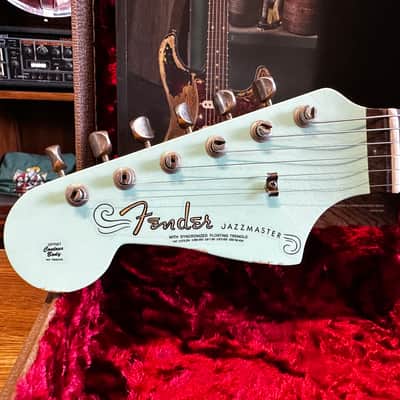 Fender Custom Shop Dealer Select '61 Jazzmaster Wide Range Relic Left-Handed 2022 - Surf Green image 10