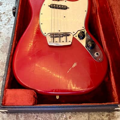 Fender Musicmaster II with Rosewood Fretboard 1964 - 1969 - Dakota Red original vintage USA 1966 image 3