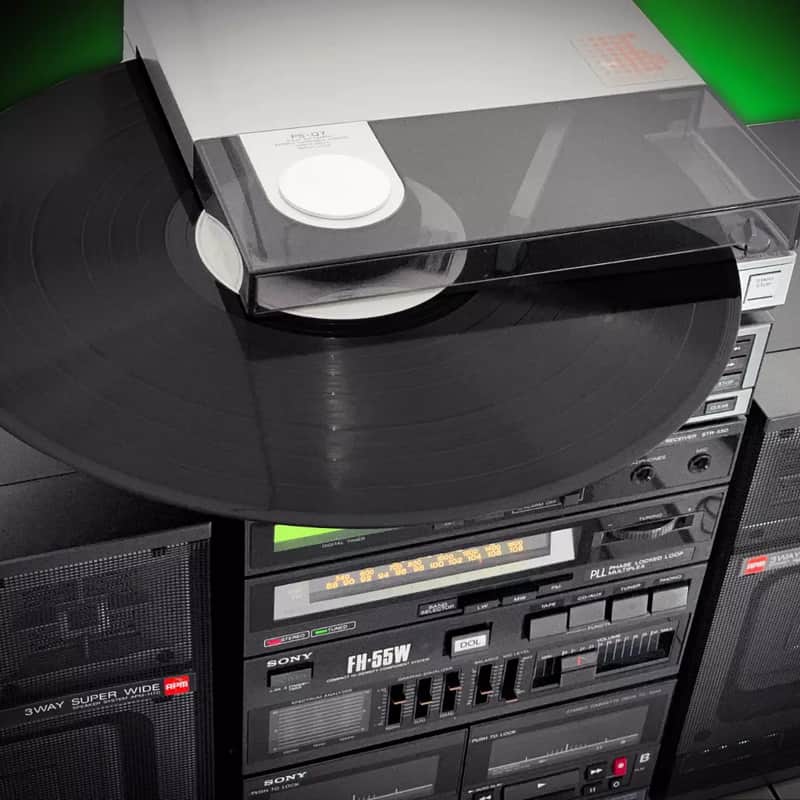 1987 Sony FH-55W CDP-7F PS-Q7 Silver