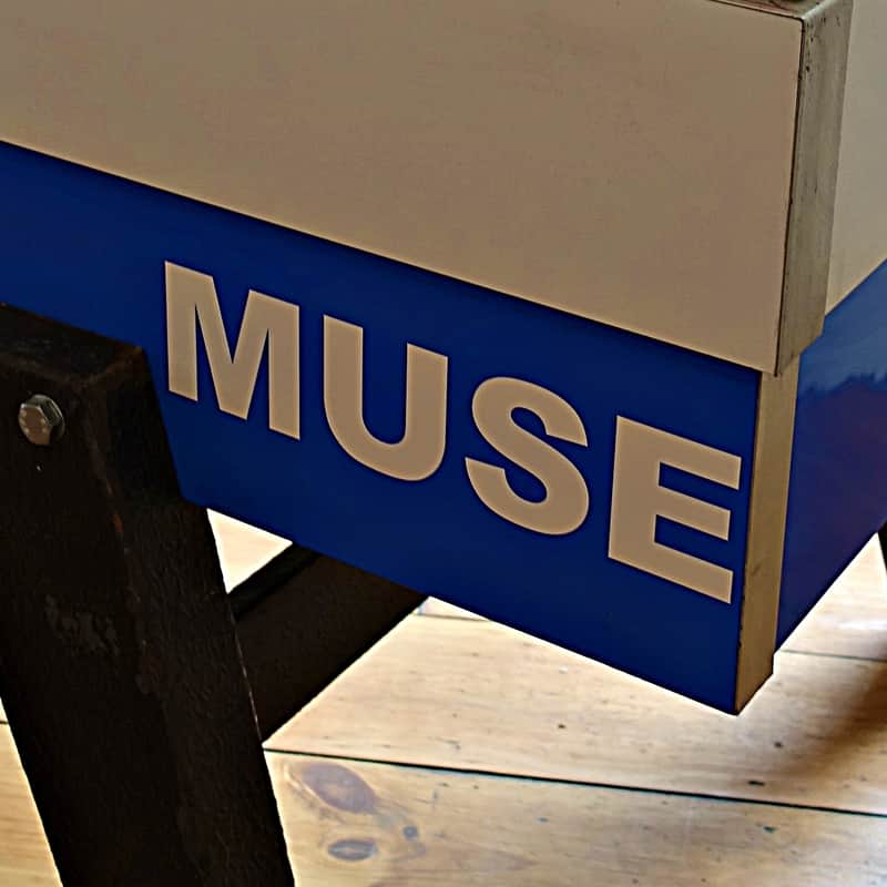 MUSE signed memorablia : Garlando Football Table 70's Red ,White and Blue image 1