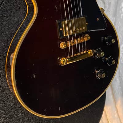 NEW! Gibson Custom Shop Murphy Lab '68 Les Paul Custom Reissue - Light Aged Walnut Finish - Authorized Dealer - Only 9.2 lbs - G06604 image 7