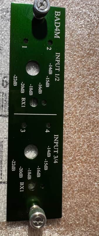 Burl BAD4M Horizontal Faceplate for B16 2021 - green image 1