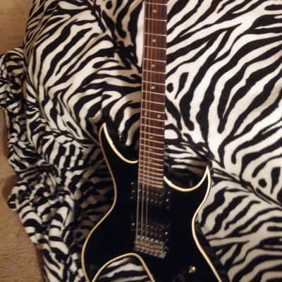 Vintage Hondo Deluxe Series 785 B.C. Rich Bitch 1983 Black MIJ image 4