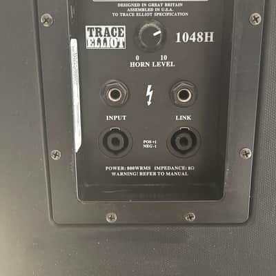 Trace Elliot 1048H Bass Guitar Cabinet 4x10" 800W black tolex image 3