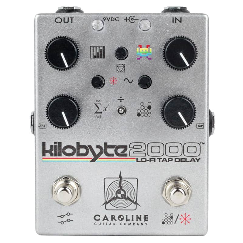 New Caroline Guitar Company Kilobyte 2000 Lo-Fi Tap Delay Guitar Effects Pedal image 1