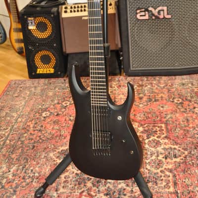 IBANEZ RGDRB71 BKF Black Flat / Iron Label Series / 7-String Baritone / RGDRB71-BKF / I251109407 image 2