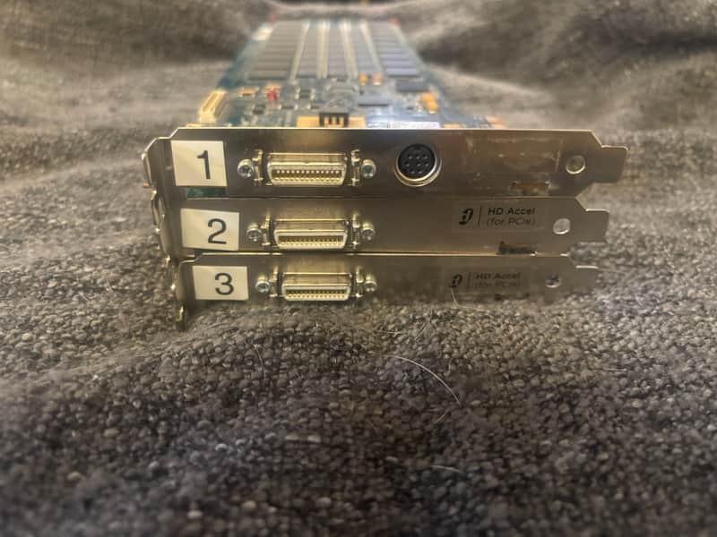 Digidesign HD3 PCIe Pro Tools HD Card's (Set of 3 cards) image 1