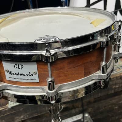 GLP Woodworks – Mark Schulman Collection – 5x14" Stave Bubinga Snare Drum, 2007 Natural image 6