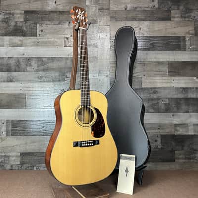 Alvarez 5084 Biphonic Dreadnought Acoustic Electric Guitar (1980's) - Natural W/Original Chipboard Case image 1